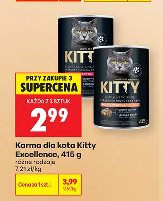 Karma dla kota Kitty Excellence promocja w Biedronka