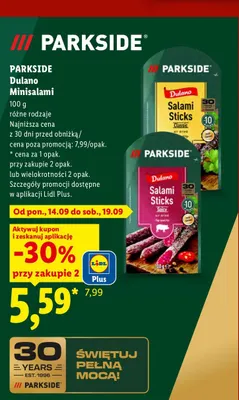 Minisalami Classic Dulano promocja w Lidl