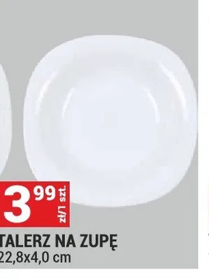 Talerz na zupę 22,8x4,0 cm promocja w Merkury Market