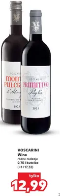 Wino różne rodzaje promocja w Kaufland