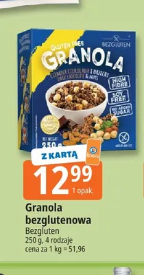 Granola bezglutenowa Bezgluten promocja w Leclerc