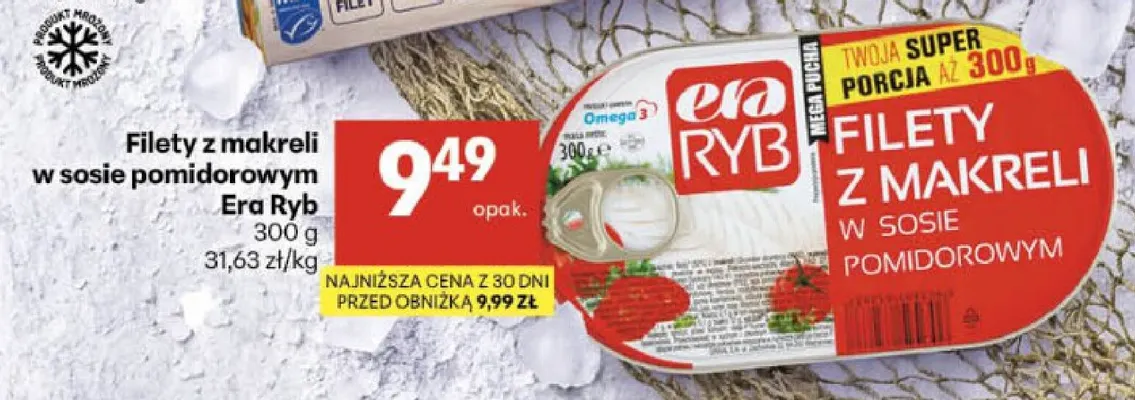 Filety z makreli w sosie pomidorowym Era Ryb promocja w Delikatesy Centrum