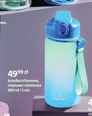Butelka tritanowa Rockle miętowo-niebieska promocja w Empik