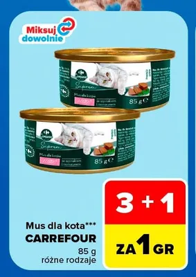 Mus dla kota Carrefour Companino Supreme promocja w Carrefour Market