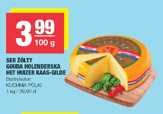 Ser żółty gouda holenderska Het Huizer Kaas-Gilde promocja w SPAR