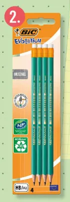 Ołówek z gumką 4-pak BIC promocja w POLOmarket