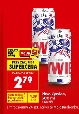 Piwo Żywiec promocja w Biedronka