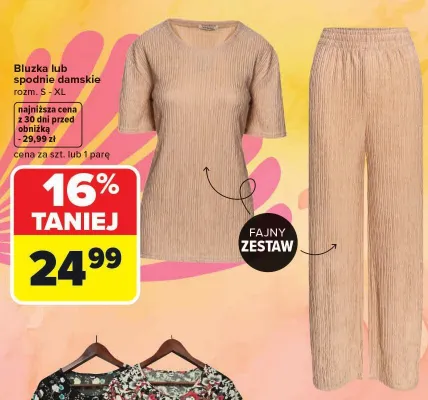Spodnie damskie rozm. S-XL promocja w Carrefour