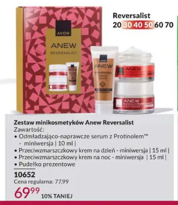 Zestaw minikosmetyków Avon Anew Reversalist promocja w AVON