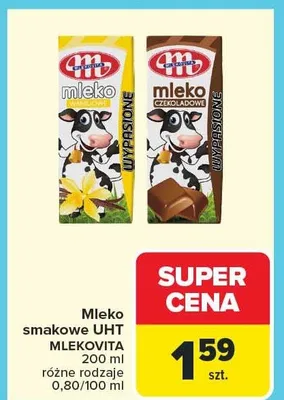 Mleko smakowe UHT różne rodzaje promocja w Carrefour Market