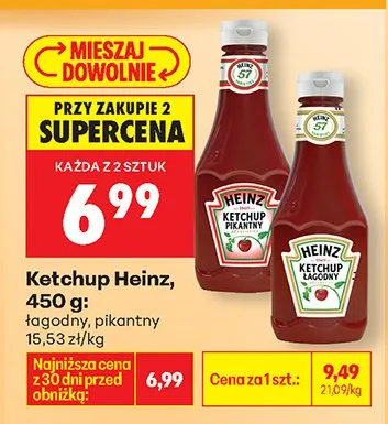 Ketchup pikantny promocja w Biedronka