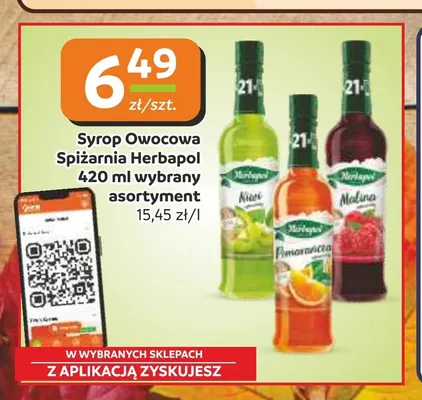 Syrop Owocowa Spiżarnia Herbapol promocja w Gama