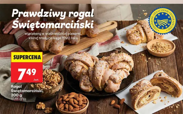 Rogal Świętomarciński promocja w Biedronka