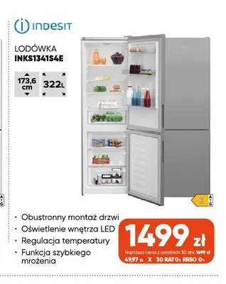 Lodówka Indesit INKS1341S4E promocja w Max Elektro