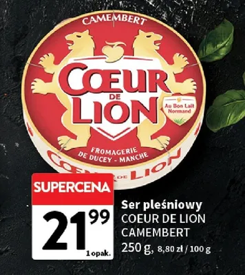 Ser pleśniowy camembert promocja w Intermarche