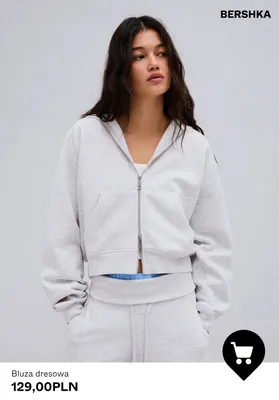 Bluza dresowa Bershka promocja w Bershka