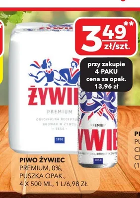 Piwo Żywiec promocja w Top Market