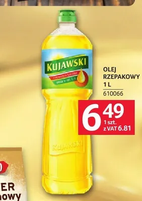 Olej rzepakowy Kujawski promocja w Selgros