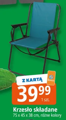 Krzesło składane promocja w Leclerc