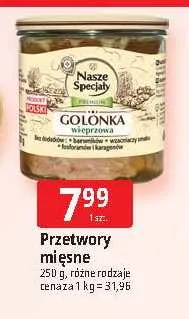 Przetwory mięsne Nasze Specjały promocja w Leclerc