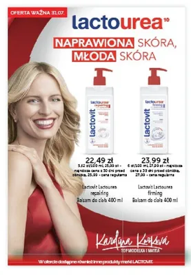 Balsam do ciała Lactovit Lactourea firming promocja w Ziko Dermo
