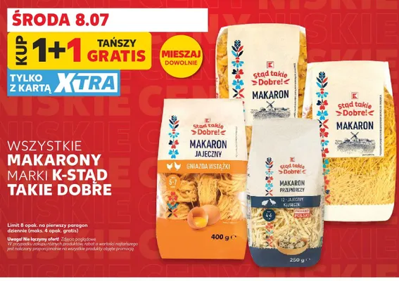 Makarony K-Stąd Takie Dobre promocja w Kaufland