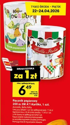 Ręcznik papierowy Avocado promocja w Twój Market