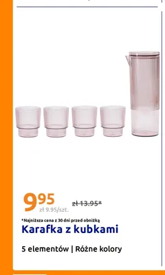 Karafka z kubkami promocja w Action