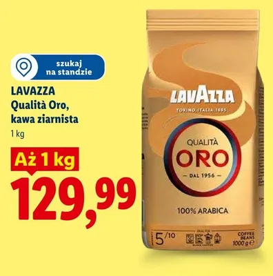 Kawa ziarnista LAVAZZA Qualità Oro promocja w Lidl