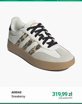 Sneakersy Adidas promocja w Deichmann