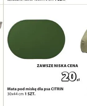 Mata pod miskę dla psa CITRIN promocja w Jysk