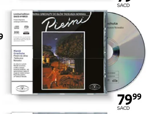 Płyta SACD Marek Grechuta Pieśni do słów Tadeusza Nowaka promocja w Empik
