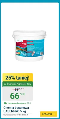 Chemia basenowa Basenpro promocja w ERLI