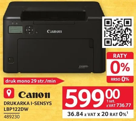 Drukarka I-SENSYS LBP122DW promocja w Selgros