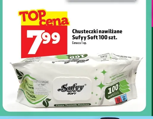 Chusteczki nawilżane Sufyy Soft promocja w TOPAZ