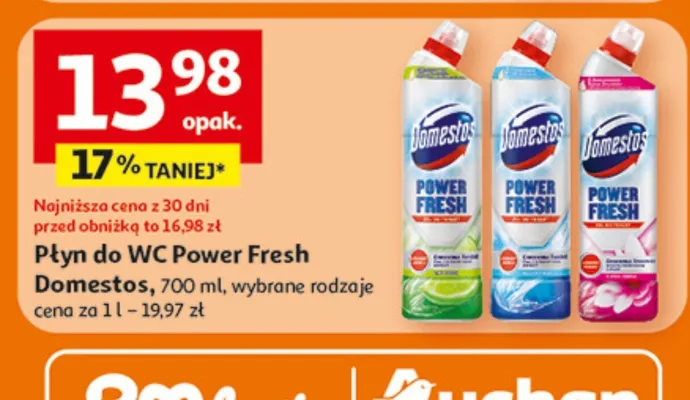 Płyn do WC Power Fresh promocja w Auchan