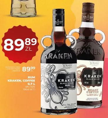 Rum Kraken Coffee promocja w Duży Ben
