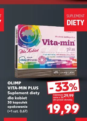 Suplement diety dla kobiet Vita-Min Plus Olimp promocja w Kaufland