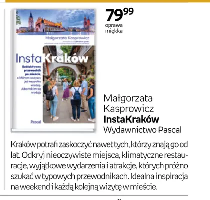 Książka InstaKraków Małgorzata Kasprowicz promocja w Empik