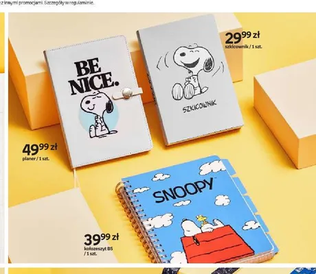 Kołozeszyt B5 Peanuts promocja w Empik