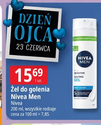 Żel do golenia Nivea Men Sensitive promocja w Leclerc