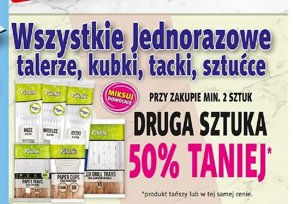 Łyżki jednorazowe Piknik promocja w Prim Market