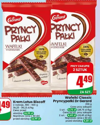 Wafelki Classic PryncyPałki Dr Gerard promocja w Dino