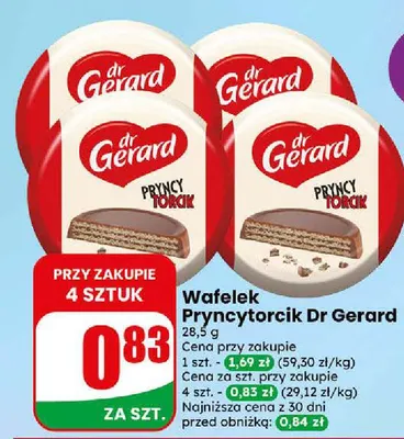 Wafelek Pryncytorcik Dr Gerard promocja w Dino