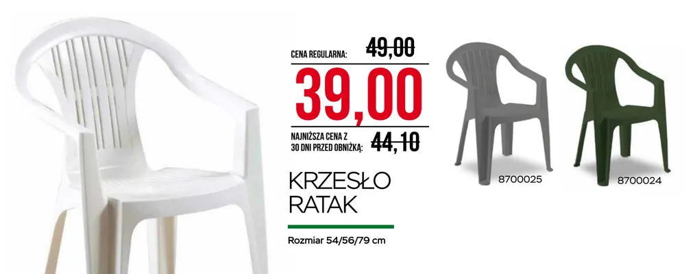 Krzesło Ratak promocja w Abra Meble