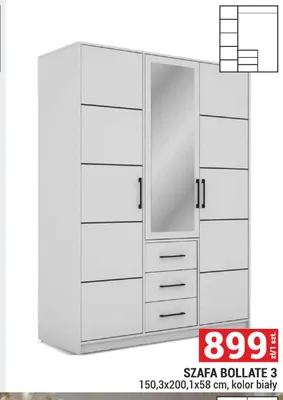 Szafa Bollate 3 promocja w Merkury Market