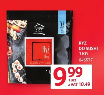 Ryż do sushi House of Asia promocja w Selgros