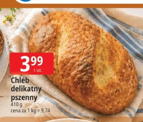Chleb delikatny pszenny promocja w Leclerc