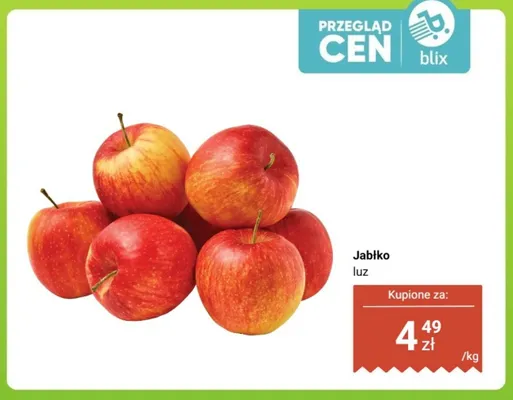 Jabłko luz promocja w Dino