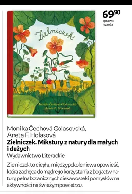 Książka Zielniczek Mikstury z natury dla małych i dużych promocja w Empik